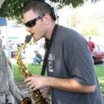 Winston Widdes, DJ evolved on Saxophone, Earth Day Festival Balboa Park, San Diego, CA